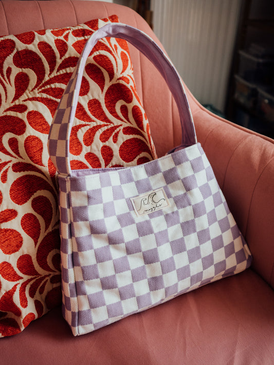 Sac Retro - Lilac Check